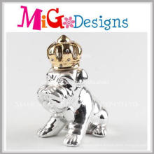 Handmade Lovely Design Ceramic Dog Money Bank